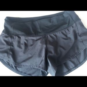 Lulu lemon size 2 black athletic shorts
